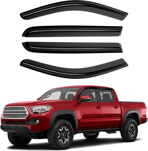 Vista 47 de Canvcle 4Runner - Protectores de lluvia – Viseras de ventana para Toyota 4Runner 2010-2024, deflectores de viento de ventana lateral con cinta