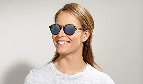 Vista 5 de Revo Sunglasses Quinn Polarized Crystal Glass Lens with Round Frame