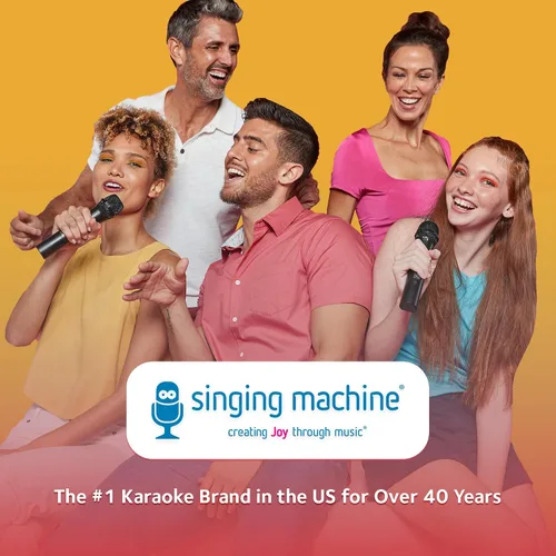 Vista 6 de [Usado] Singing Machine Micrófono con cable para karaoke (negro) - Micrófono vocal dinámico unidireccional - Micrófono enchufable para máquina