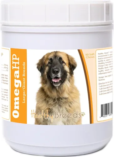 Vista 161 de Healthy Breeds Affenpinscher Omega HP - Masticables suaves para piel y pelaje, 60