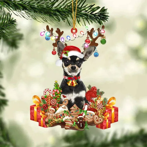 Vista 70 de Nazenti Adorno de Navidad personalizado de reno de Alaskan Malamute – Adorno de perro personalizado para amantes de las mascotas, acrílico plano