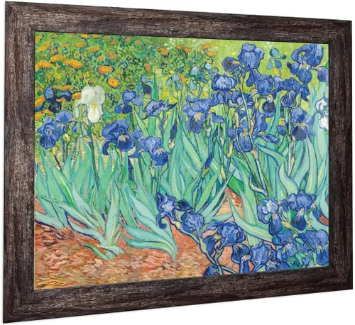 Vista 15 de Vincent Van Gogh - Arte de pared enmarcado con diseño de flores de almendra, maravilloso para exhibir en la cocina, el baño o la decoración