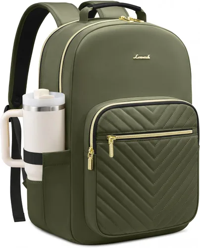 Vista 14 de LOVEVOOK Laptop Backpack for Women,Quilted Work Travel College Laptop Bag