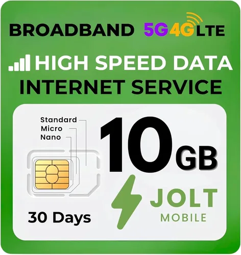 Vista 11 de Kit de iniciación - Tarjeta SIM de datos Jolt Mobile para cámara, rastreadores GPS, routers, tabletas y dispositivos IoT - Kit SIM 3 en 1, estándar