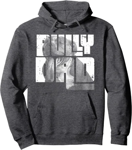 Vista 4 de Sudadera con capucha para los amantes de los perros American Bully Dad Cool Bully Dog Gifts Pet Owner, Negro