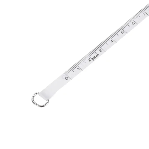 Vista 5 de HARFINGTON Cinta métrica retráctil de 4.9 ft/60 pulgadas, tamaño de bolsillo con llavero para cuerpo, tela, costura y manualidades, color azul