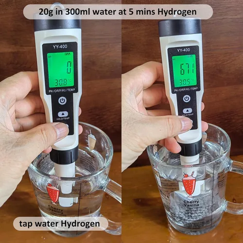 Vista 2 de Filtros alcalinos para botella de agua alcalina de hidrógeno para mejorar el pH y producir agua potable rica en hidrógeno y bajo ORP