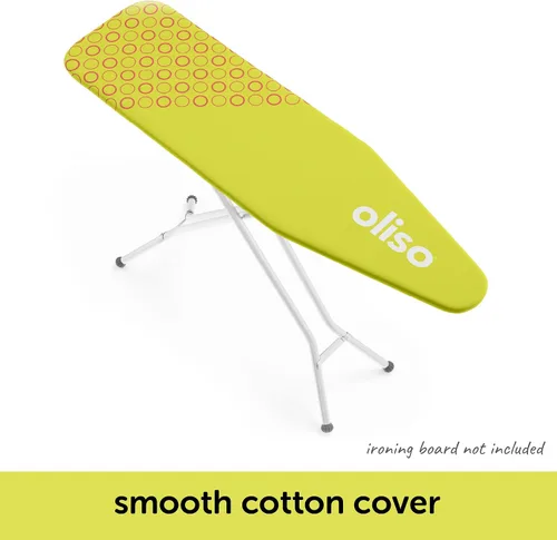 Vista 8 de Oliso M3Pro Project - Plancha de vapor con solemate (Pistachio) + funda duradera para tabla de planchar 100% algodón (pistacho)