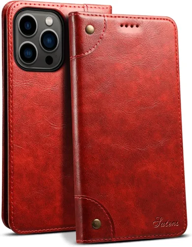 Vista 8 de SINIANL Funda tipo cartera compatible con iPhone 14 Plus, con función atril magnético, tarjetero de crédito para iPhone 14 Plus de 6.7 pulgadas