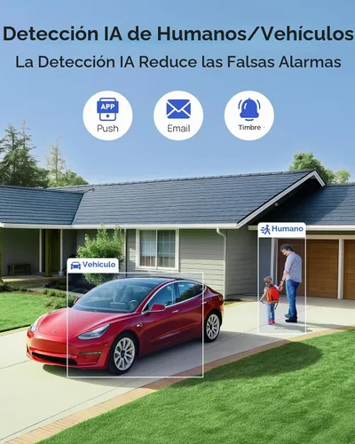 Vista 4 de ANNKE Sistema de cámara de seguridad con cable analógico de audio bidireccional de 8 canales 3K, sin HDD