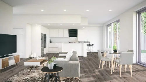 Vista 2 de MSI McKenna - Suelo de vinilo de lujo de 7 pulgadas x 48 pulgadas, tablones de núcleo rígido, baldosas LVT con bloqueo de clic, LVT impermeable