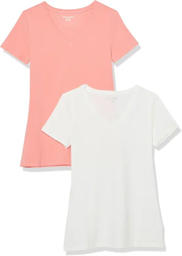 Vista 490 de Amazon Essentials Women's Regular-Fit Short-Sleeve Crewneck T-Shirt