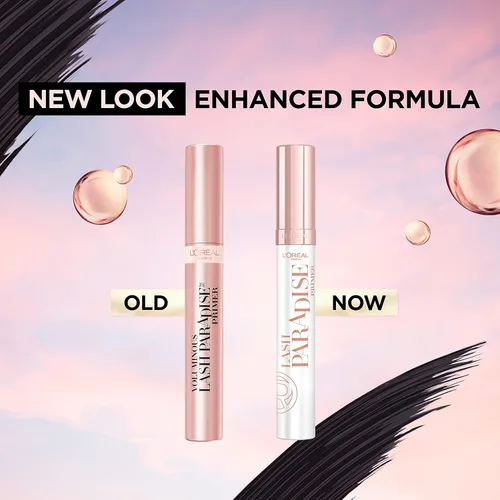 Vista 2 de L'Oreal Paris Cosmetics Voluminous Lash Paradise - Base de imprimación de rímel, blanco suave, 0.27 onzas líquidas, el embalaje puede variar