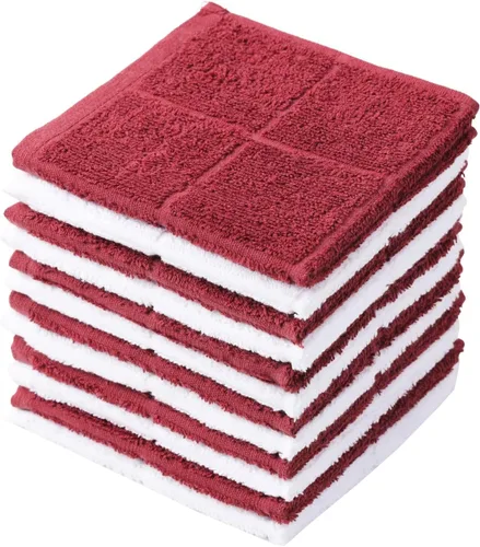 Vista 12 de Glynniss Trapos de cocina altamente absorbentes, 100 % algodón, para lavar platos (color cielo aguamarina)