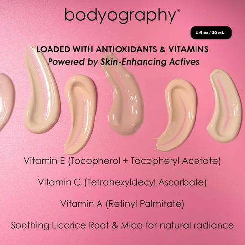 Vista 6 de Bodyography Sun Defense - Hidratante tintado, 1.5 onzas, tinte SPF ligero con ácido hialurónico y pigmentos minerales, cobertura hidratante y vegana