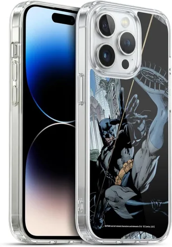 Vista 166 de Head Case Designs Funda de gel Hush con licencia oficial de Batman DC Comics #608 (protección de grado militar) compatible con Apple iPhone 7