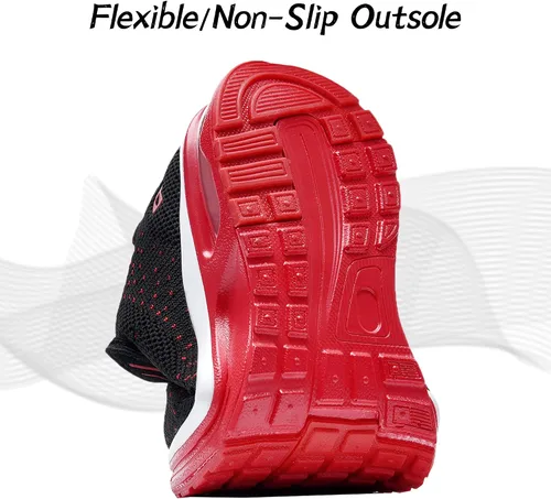 Vista 5 de PERSOUL Air Shoes - Zapatillas para niños y niñas, deportivas, para atletismo, gimnasio, correr