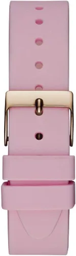 Vista 7 de Guess Nova - Reloj analógico de cuarzo para mujer con pulsera de silicona W1210L3 Rosa Reloj de cuarzo