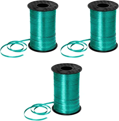 Vista 47 de PMU Tira de cinta rizadora negra de 500 yardas x 3/16 pulgadas para envolver regalos, decoración de cumpleaños, celebraciones, fiestas, accesorios