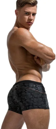 Vista 3 de UXH Traje de baño de los hombres de la moda masculina de la playa pantalones cortos de impresión surf natación traje de baño