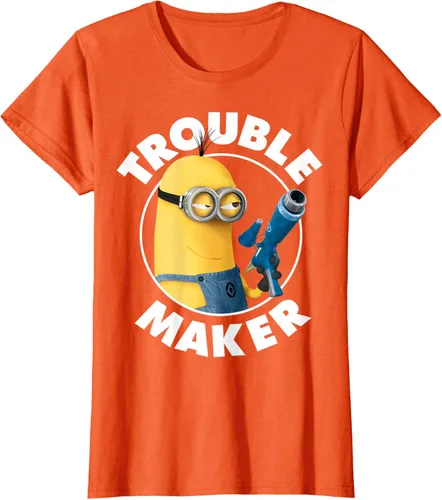 Vista 62 de Despicable Me Minions Kevin Fabricante de Problemas Gráfico Camiseta Negro