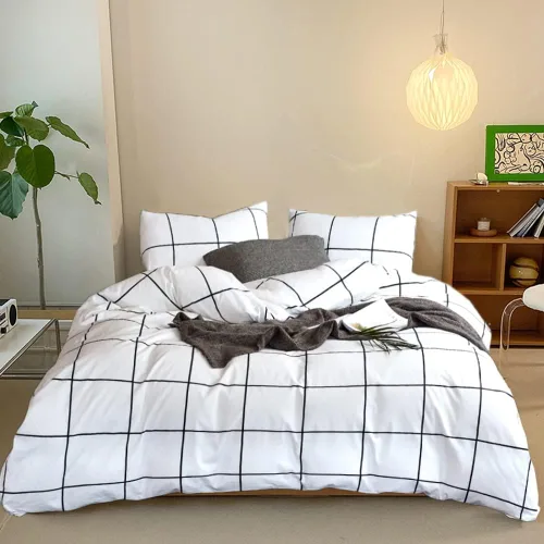 Vista 22 de CLOTHKNOW Juego de funda de edredón de terciopelo negro - Ropa de cama mullida, 3 piezas, tamaño individual, todo en color negro, juegos de funda