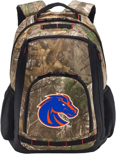 Vista 17 de Broad Bay University Logo Camo Backpack