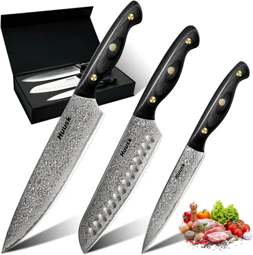 Vista 12 de Huusk Cuchillo Vikingo con Vaina Cuchillos para Deshuesar para Cortar Carne, Cuchillos Cavernícola Ultimo Forjados a Mano de Espiga Completa