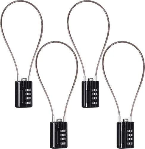 Vista 11 de SEPOX® Versátil Juego de Candado de Viaje de 12 Piezas con Combinación de 4 Dígitos Reajustable para Equipaje – Configuración de Contraseña Propia