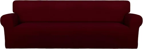 Vista 105 de PureFit Funda súper elástica para sofá reclinable con bolsillo, funda de sofá suave y antideslizante de elastano, lavable, protector de muebles