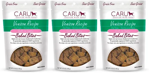Vista 15 de Caru Soft 'n Tasty Baked Bites - Golosinas para perros, receta de cocodrilo, 3.5 onzas