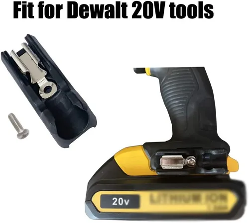 Vista 4 de Soporte de brocas de repuesto con tornillos para Dewalt 20V Max Tool Drill Impact Driver DCD771 DCD980 DCD985 DCD980 DCD980 DCD985 DCD980L2 DCD985L2