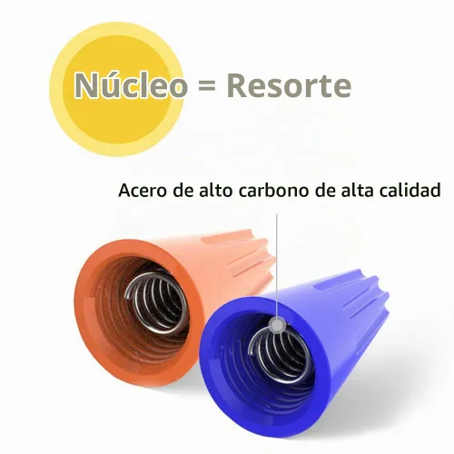 Vista 4 de ZIPCCI 300 conectores de cable eléctrico, conexión de tuercas de torsión de terminales de tornillo de tapas de alambre rojo