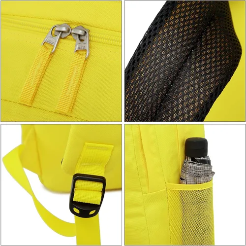 Vista 8 de Abshoo Classical Basic Mochila de viaje para escuela resistente al agua. Mochila escolar de espalda.