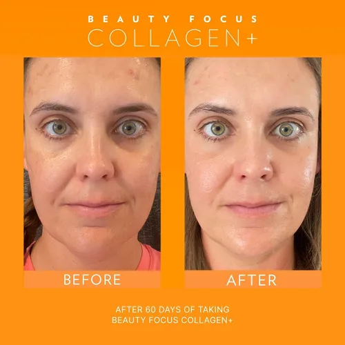 Vista 3 de Nu Skin Beauty Focus Collagen+ Suplemento líquido de colágeno marino con luteína y lípidos de trigo Apoya la hidratación de la piel, elasticidad