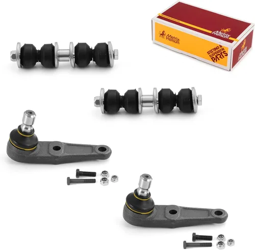 Vista 246 de Metrix Premium Chassis Parts - Juego de 4 piezas de articulación de rótula superior y barra estabilizadora delantera para Ford Ranger RWD 1998-2011