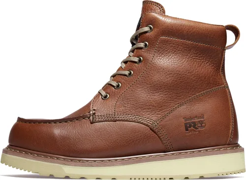 Vista 7 de Timberland PRO PRO - Botas de trabajo industriales con cuña de 6 pulgadas para hombre, Marrón Óxido