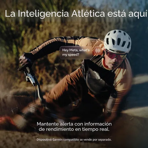 Vista 3 de Oakley Meta Vanguard with Meta AI, Audio, Photo, Video Compatibility - White, Prizm™ Sapphire