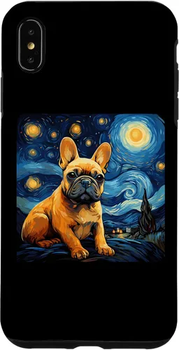 Vista 11 de Van Gogh Dog French Bulldog Case for iPhone 17