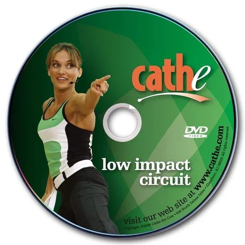 Vista 3 de Cathe Friedrichs Low Impact Circuit Step Aerobics Workout DVD For Women - Use This Cardio Step DVD For Weight Loss Fat Burning and Aerobic