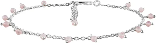 Vista 66 de Yanara Tobilleras de piedras preciosas para mujer, piedra natal natural, chapada en plata, joyería hecha a mano en 8.5 + 1.5 pulgadas, cristales