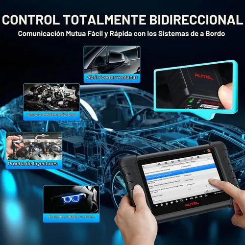 Vista 5 de Autel Escáner MaxiCOM MK808Z-TS, herramienta de programación TPMS con escaneo de diagnóstico de todos los sistemas, igual que MX808S-TS MK808S-TS