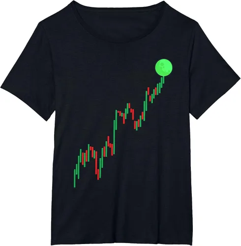 Vista 17 de Cute Stock Trading Design for Men Women Stock Market Trader T-Shirt Asphalt Grey