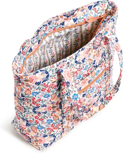 Vista 3 de Bolso tote Vera de algodón para mujer