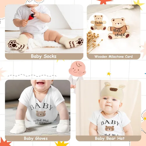 Vista 5 de 13 piezas de regalo de baby shower para nuevos padres, paquete de cuidado de nueva mamá, regalos para nuevas madres para mujeres, caja de bienvenida