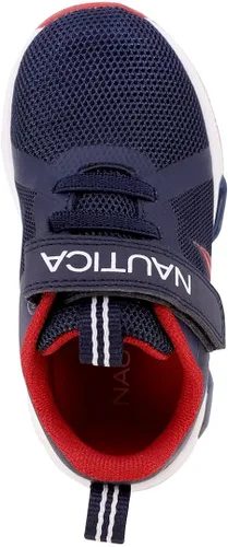 Vista 6 de Nautica Tenis deportivos para correr con luz intermitente para niños y niñas, modernos y divertidos para niños y niñas, disponibles en tallas