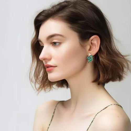 Vista 3 de Aretes de diamantes de imitación para mujer, pequeños y delicados aretes de gota de cristal para niñas, lindos bisutería para novia, boda, fiesta