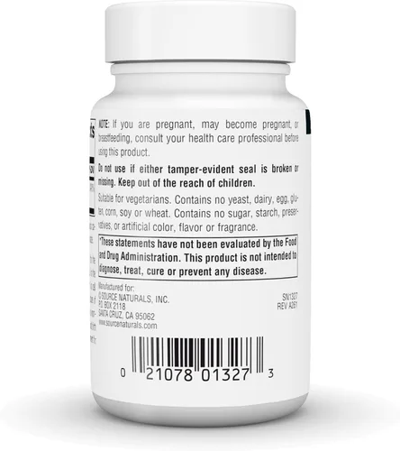 Vista 4 de SOURCE NATURALS Tableta de ácido fólico de 800 Mcg, 200