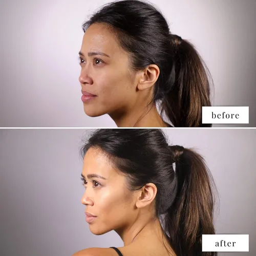 Vista 6 de Elizabeth Mott Show Me Your Glow - Iluminador en polvo 2 en 1 y sombra de ojos brillante, maquillaje natural con brillo facial, libre de crueldad