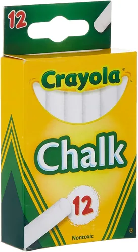 Vista 3 de Gis Crayola color blanco, Blanco, paquete de de 12